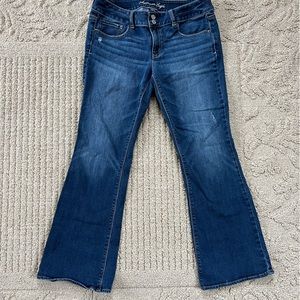 Womens American Eagle artist dark jeans